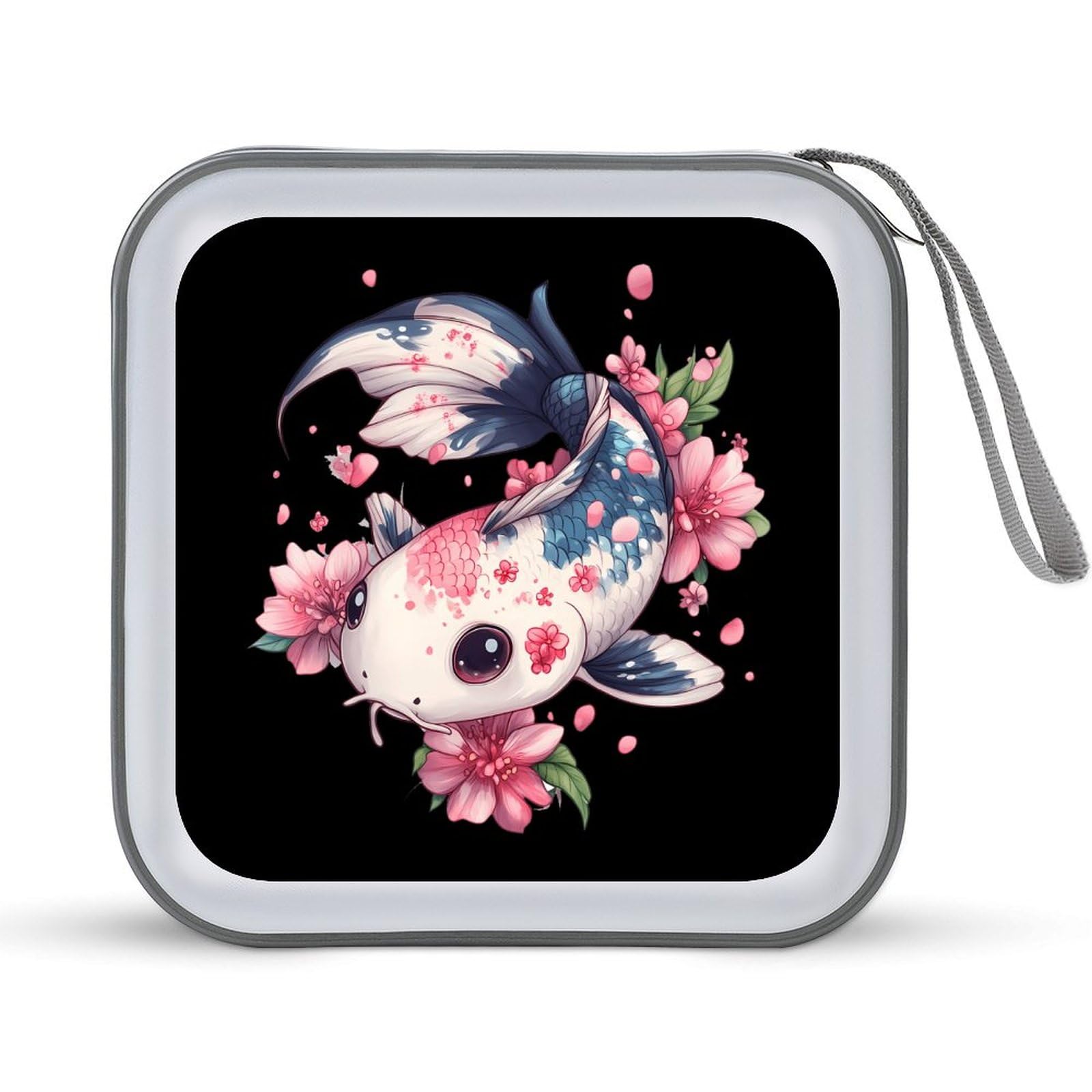 Japan Fish CD Case Portable DVD Holder Storage Organizer for Home Travel