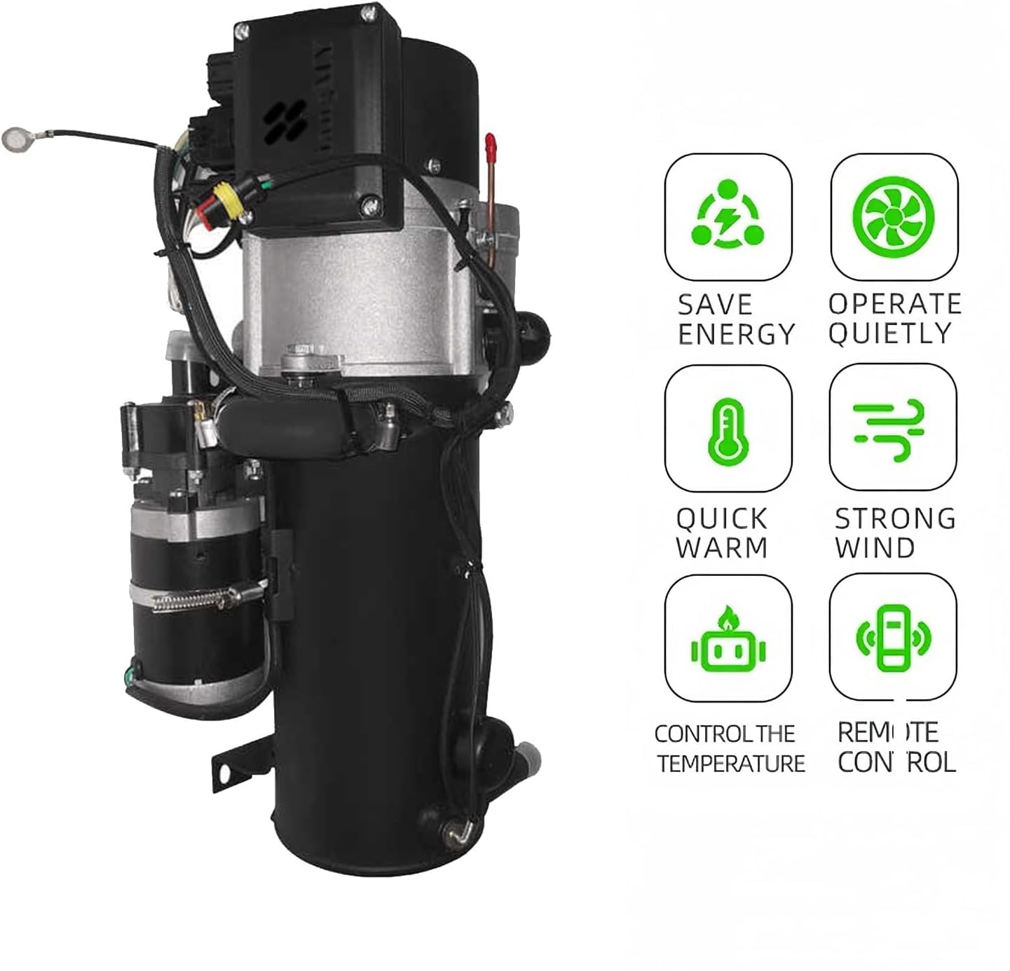 Nagrzewnica Wodna 24v 10kw, Nagrzewnica Na Olej Napędowy, Nagrzewnica Na Paliwo Ciekłe Ze Stali Nierdzewnej 310s Do łodzi, Przyczepy Kempingowej, Autobusu, Kampera
