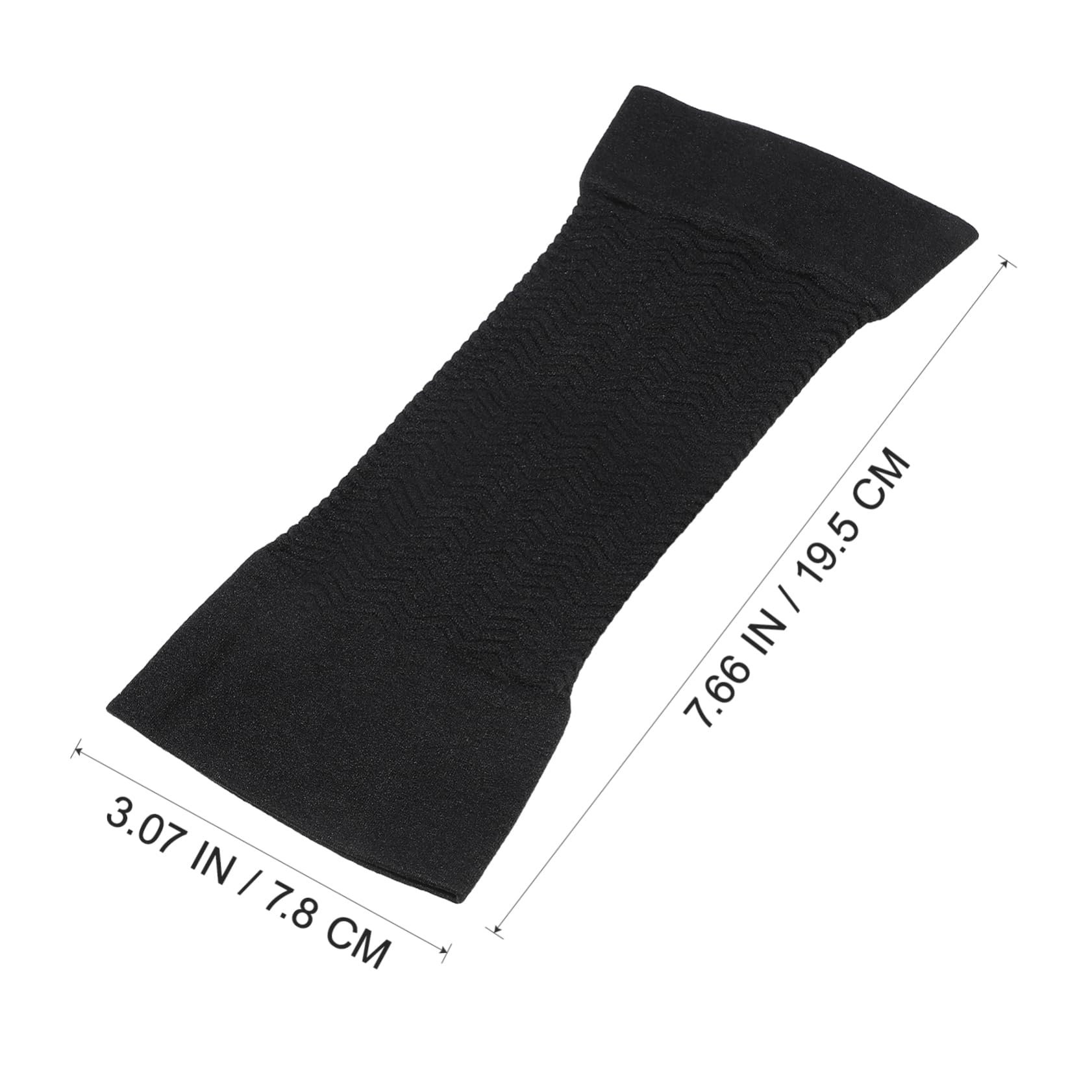 Manchons de Compression Effet Massant Fatigue en Fibres Acryliques pour Bras Noirs pour Fitness et Promenades au Parc