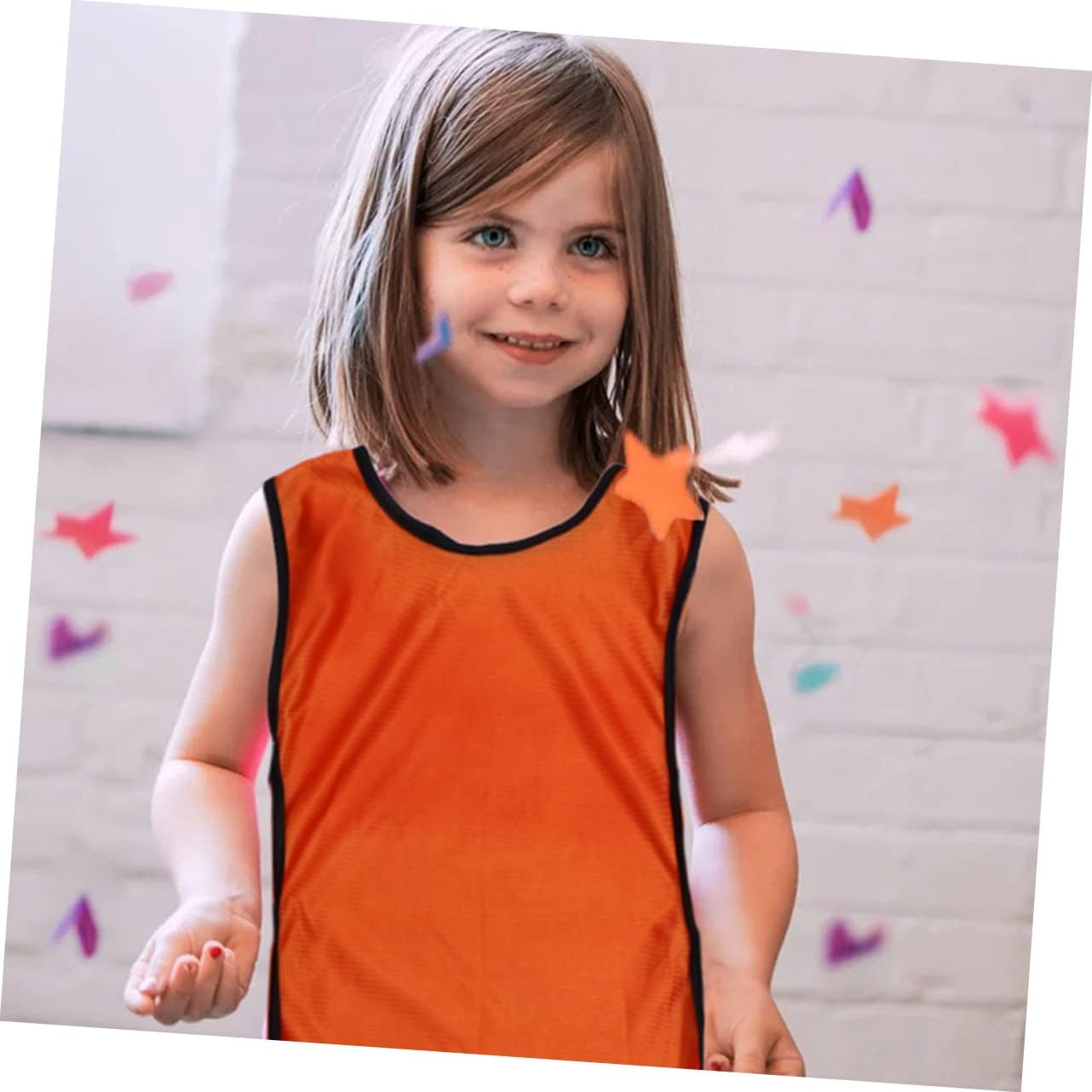 12Pcs Breathable Training Sports Vests with Open Sides for Boys and Soccer Pinnies for Team Practice Quick Dry Mesh Jerseys for Basketball Football Rugby Outdoor Activities