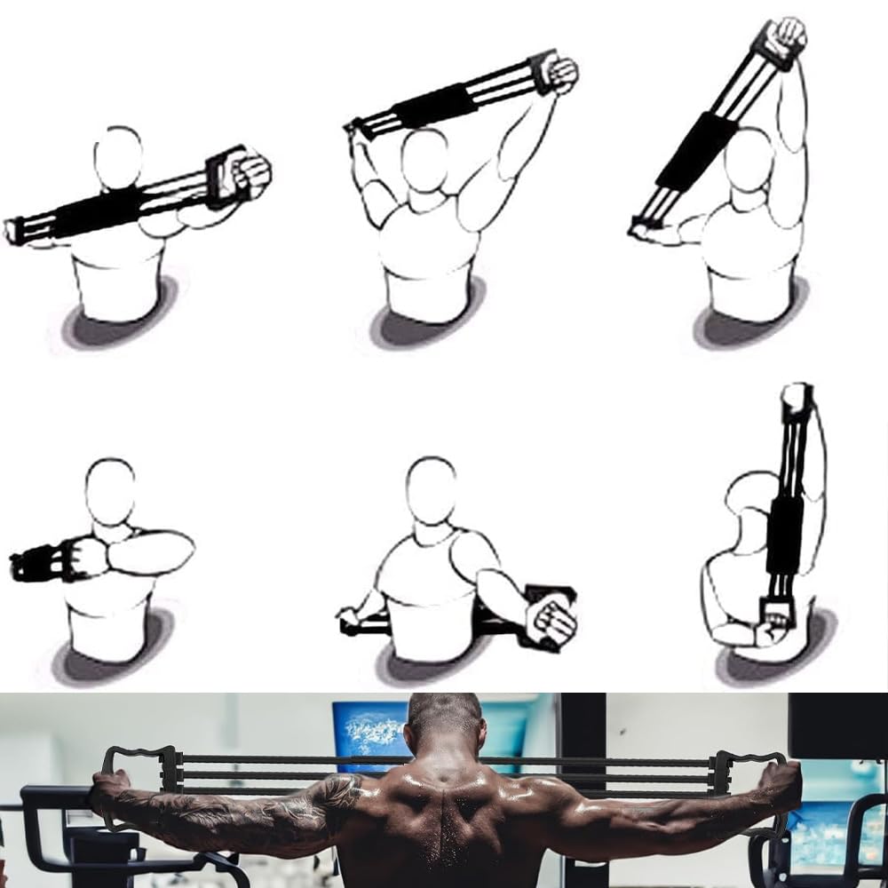 Home Gym Muscle Training Equipment Chest Expander For Chest Arm Legs ...
