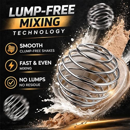 Image of Stainless Steel Protein Shaker Bottle, 100% Leakproof Metal Gym Shaker, Durable Steel Gym Sipper Bottle for Smooth Protein Mixing with Measurement 700 ml (Grey)