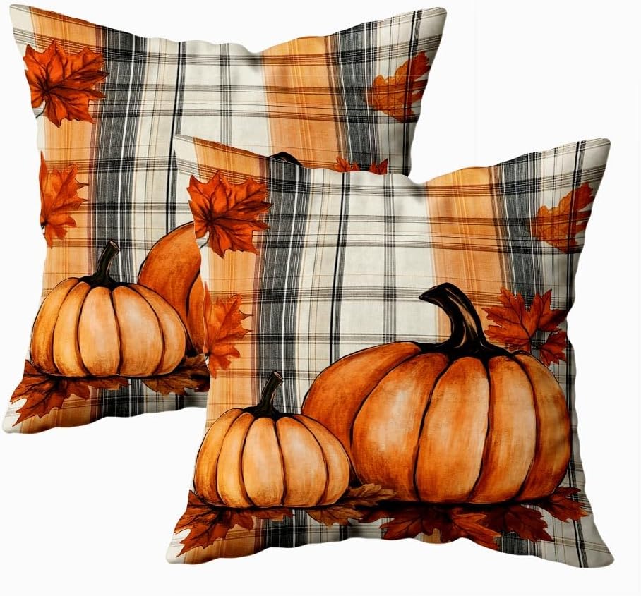 EMMTEEY Blue Throw Pillow Covers Sofa 22X22 Red Blue White Fireworks Decorative Pillowcase Square Cotton Throw Pillows Covers Set of 2 Zipper Pillow Cases for Couch Outdoor/Indoor