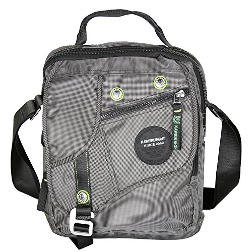 innturt Hombro Bolsa Mensajero Bolsa Trabajo Negocio Bolsa Gris Gris Vertical Large Cover