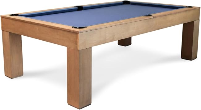 Doc & Holiday - Paula Parsons Billiard Pool Table W/Premium Billiard Accessories - Glazed Maple - 7/8ft