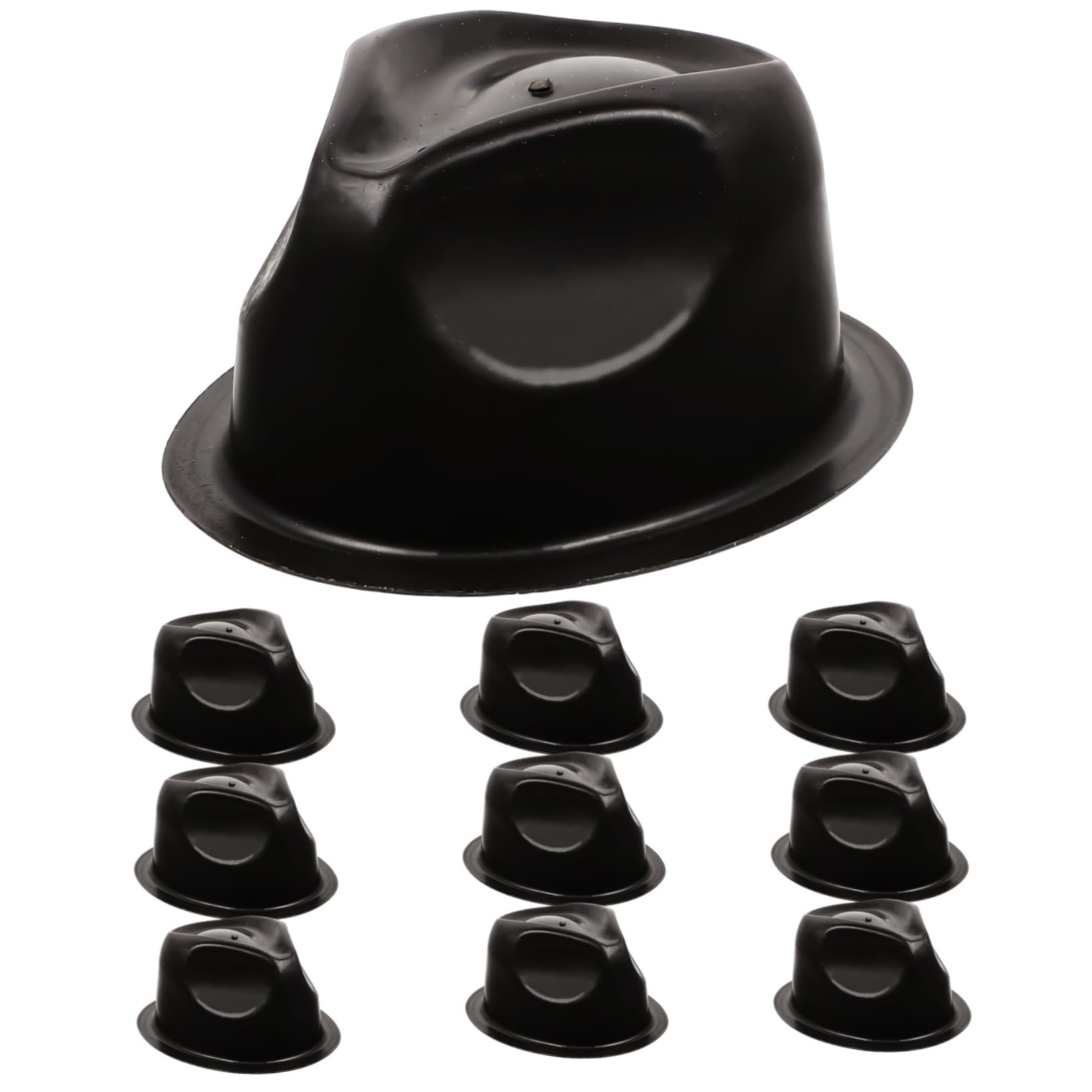 Porta Cappelli da Baseball in Pvc, 10 Pezzi, Nero
