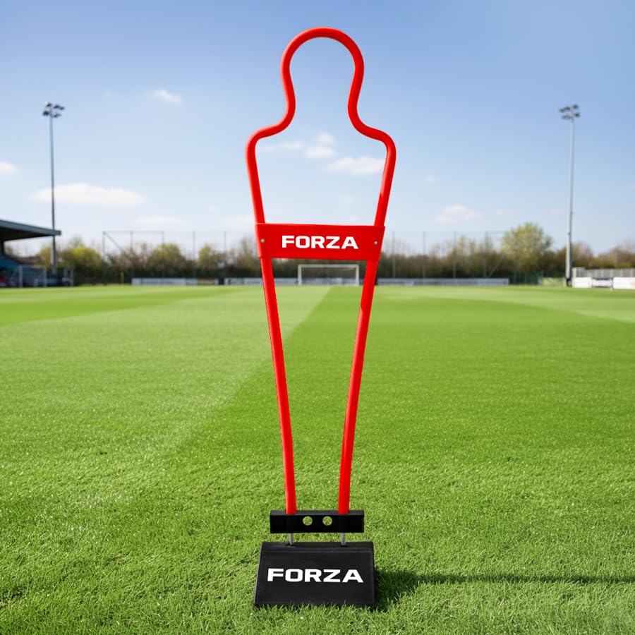 Mini maniquí de fútbol FORZA Airflow con base de goma opcional para entrenamiento