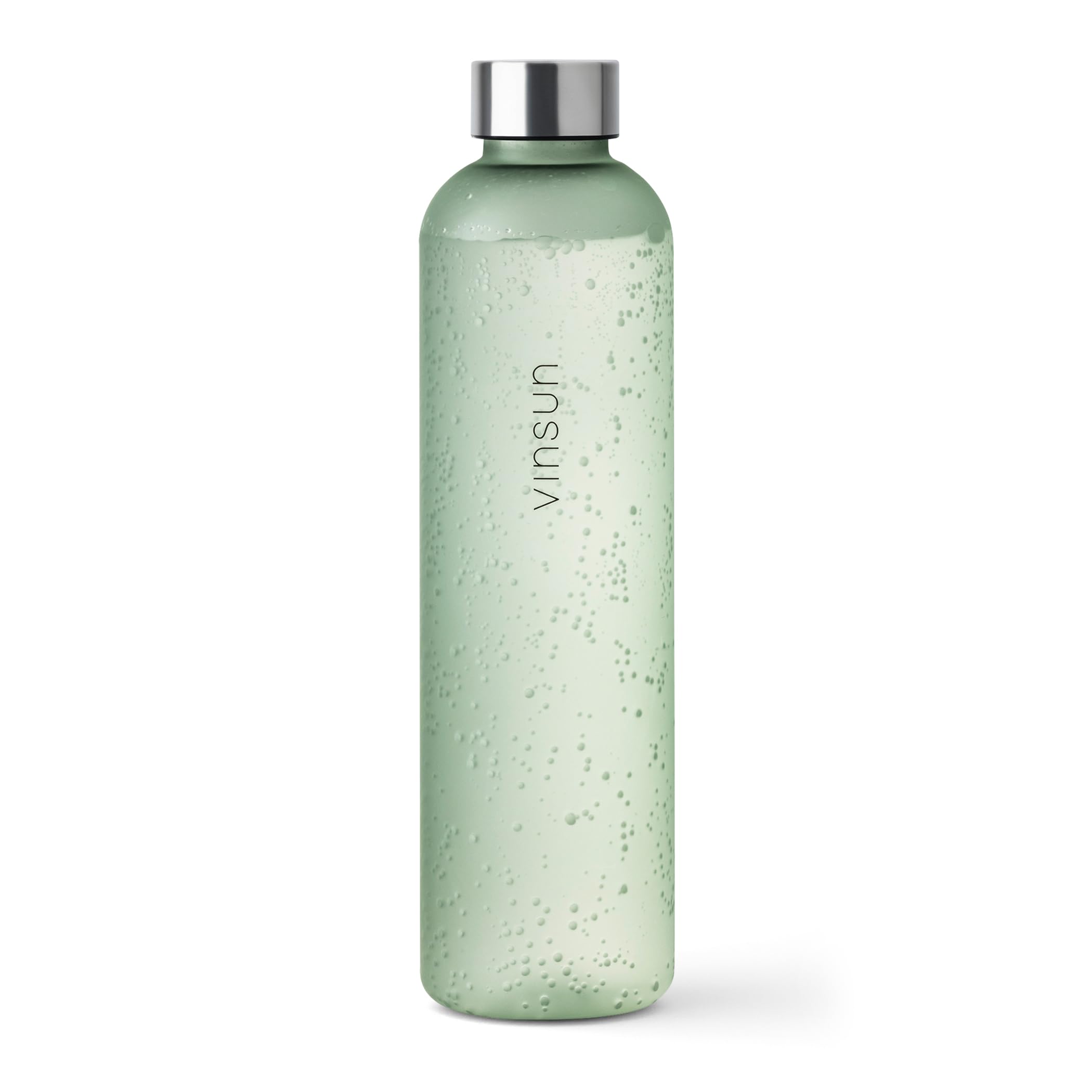 VINSUN Trinkflasche 650ml, 1000ml, 1500ml - auslaufsicher, Kohlensäure geeignet, BPA frei, Tritan - Leichte Wasser Flasche für Sport, Outdoor, Schule, Fahrrad, Büro