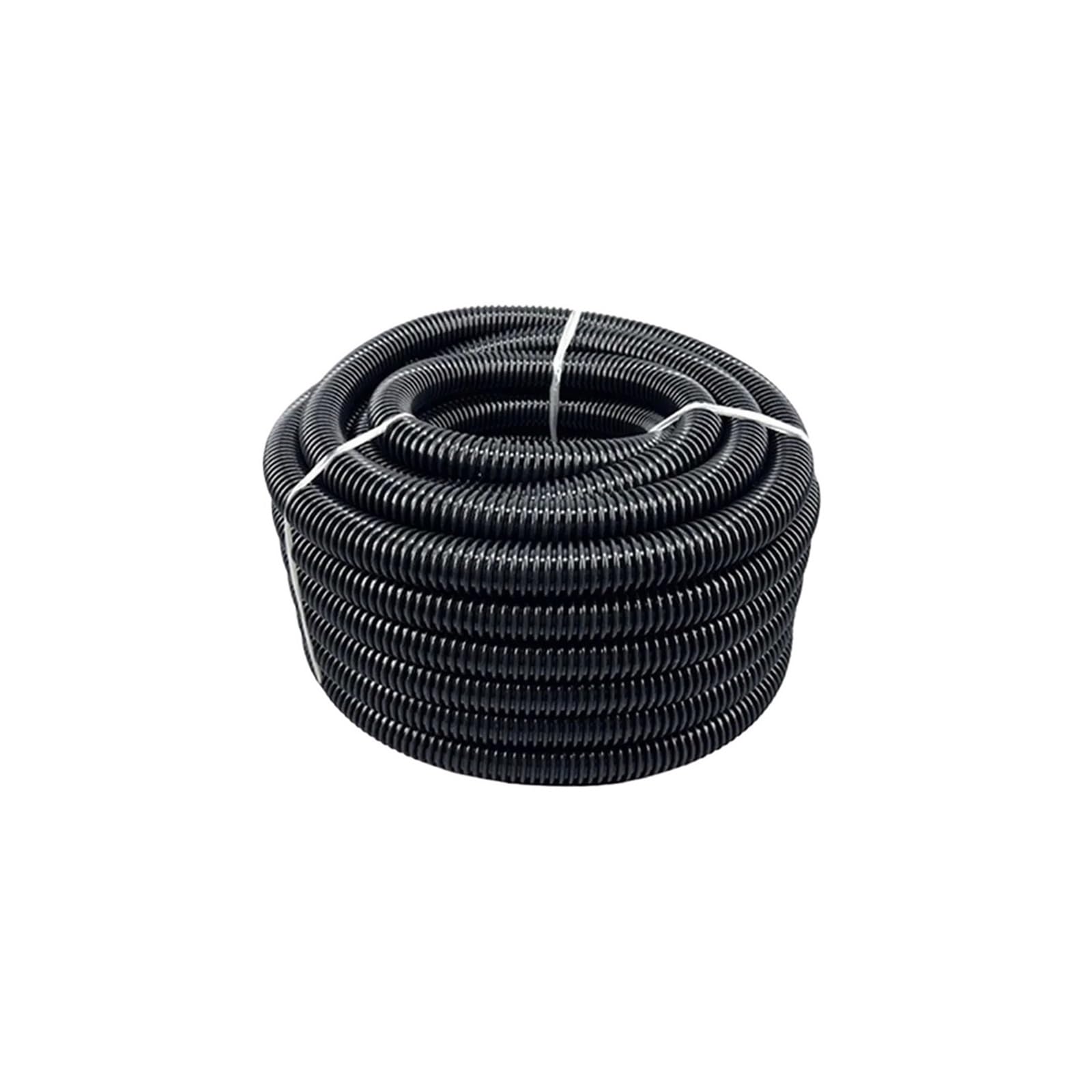 Vacuum Cleaner Hose, 3 Meters/5m Vacuum Cleaner Hose 32mm EVA Corrugated(Black-3m)