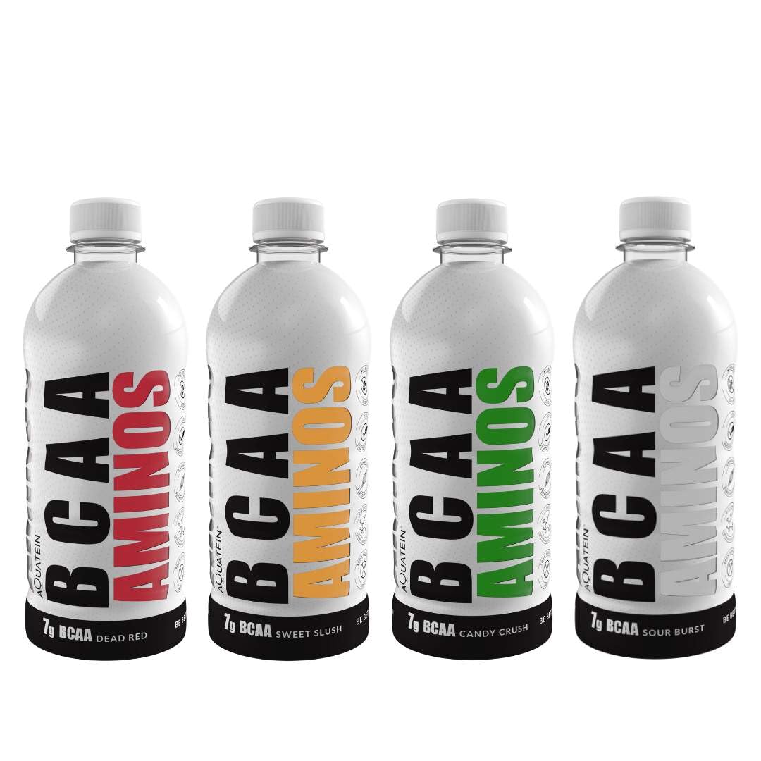 BCAA - AMINOS - Ready to Drink - 7g of BCAA in refreshing flavours as an Intra Workout Beverage - 8 Pack