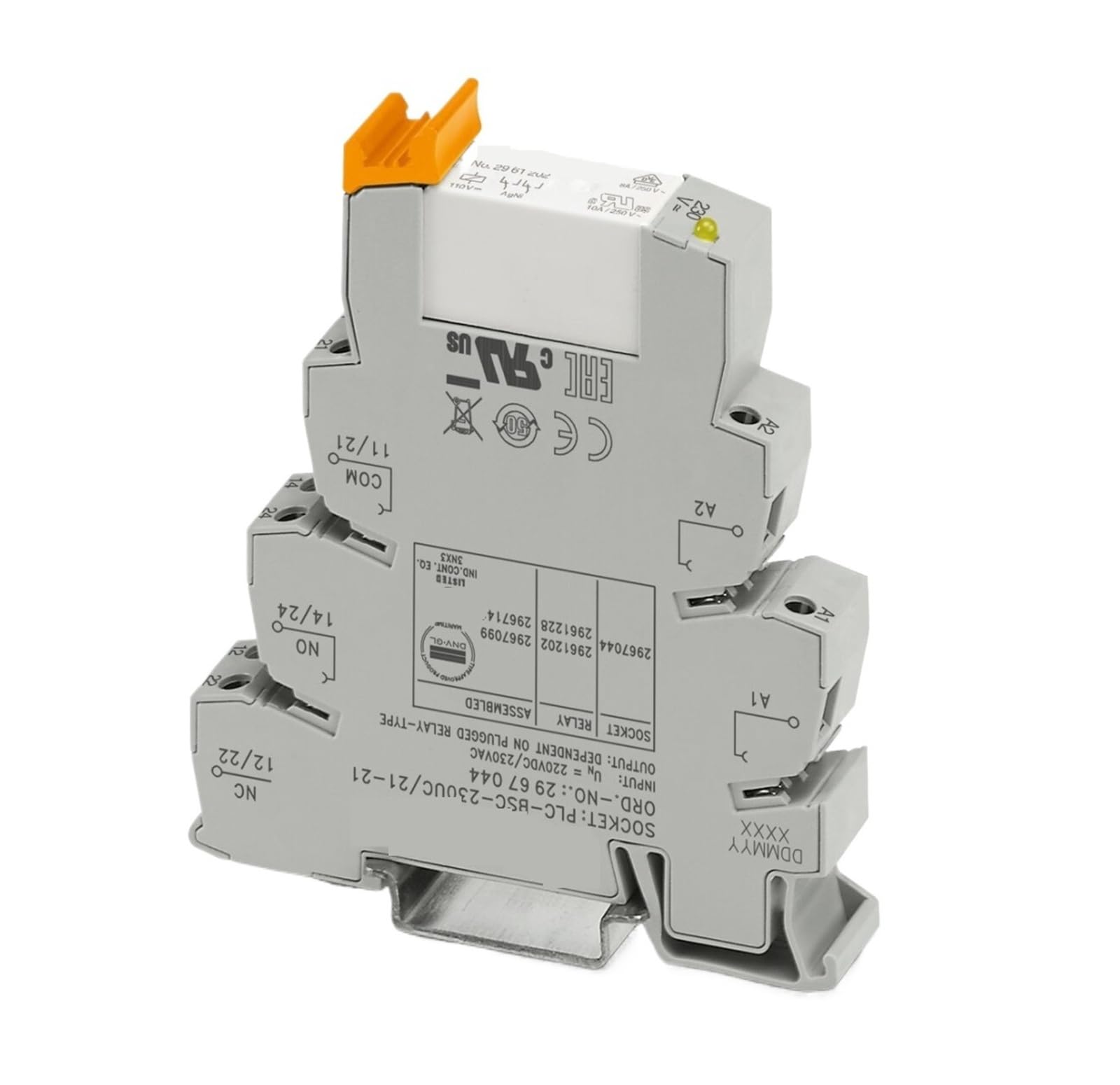 QVIVFYBOE Relay module Relay Module PLC-RSC-230UC/21-21 2967099