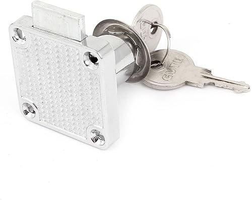 Miniatura 2 de IIVVERR Cilindro alto de 1.260 in de alto armario armario buzón cajón cerradura segura w 2 llaves (1.260 in de alto cilindro armario armario buzón