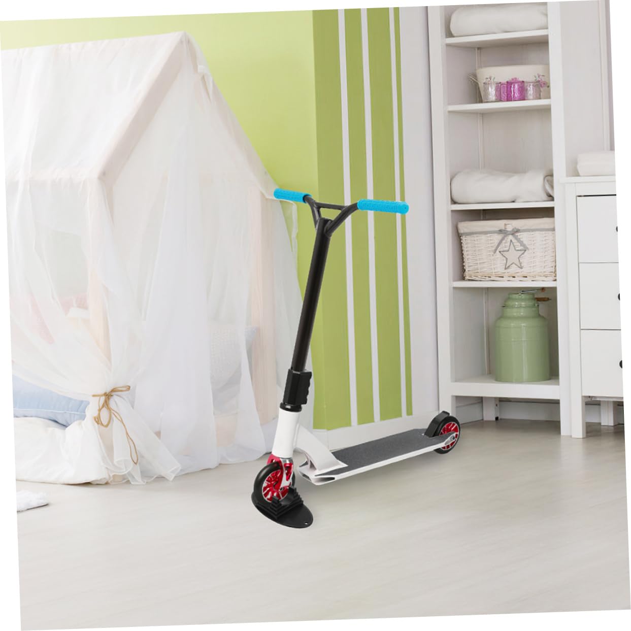 4pièces Support De Trottinette Base De Rangement Stable pour Trottinette Organisateur