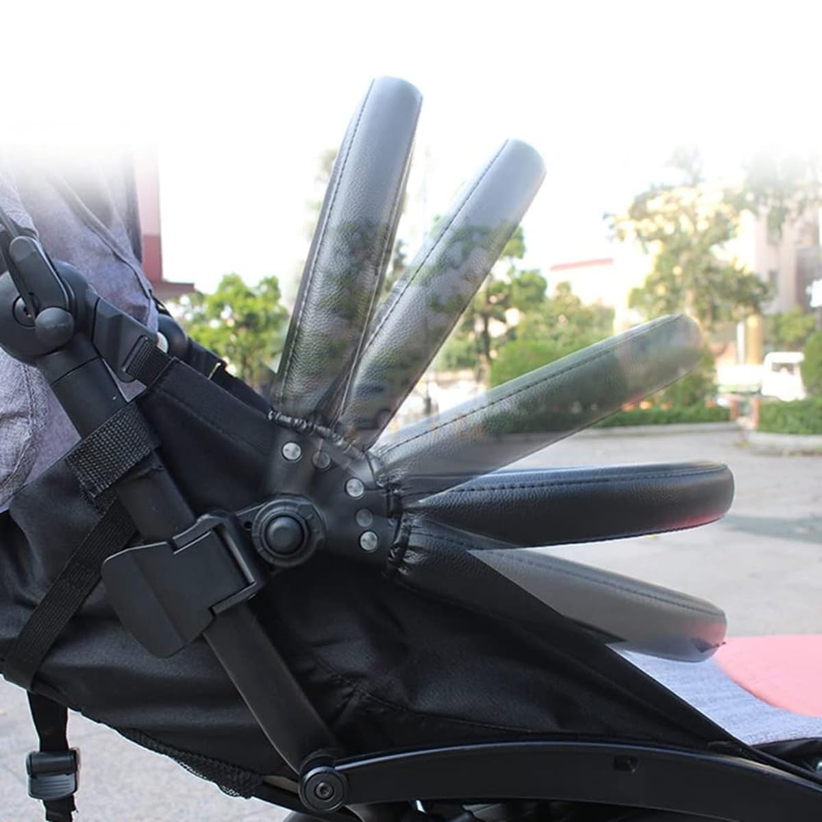 Buggy Sicherheitsbügel Kompatibel mit YOYO2 Kinderwagen, Buggys Zubehör, Halterung für mehr Sicherheit auf Reisen, Design mit einstellbarem Winkel, Polyester oxford