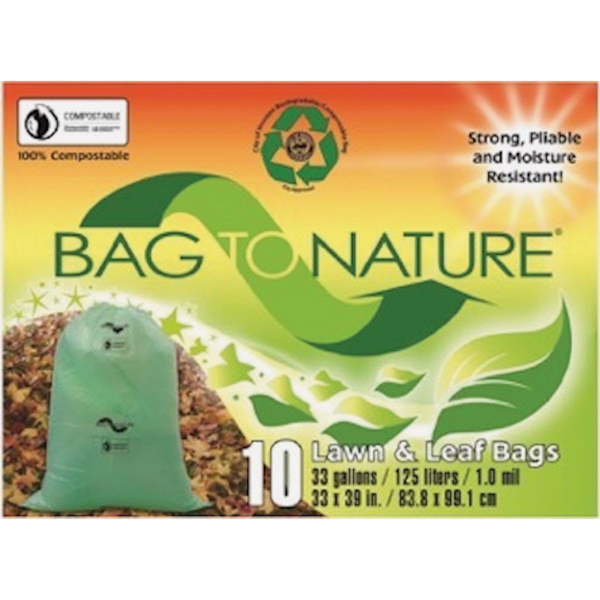 BTN3339R Bag-To-Nature Compositable Lawn And Yard Bag