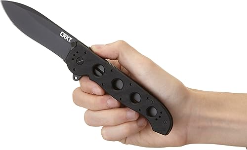 Vista 5 de CRKT Cuchillo plegable M21-04G con bloqueo de revestimiento: hoja de borde liso 1.4116, mango G10 con bloqueo de revestimiento, clip de bolsillo