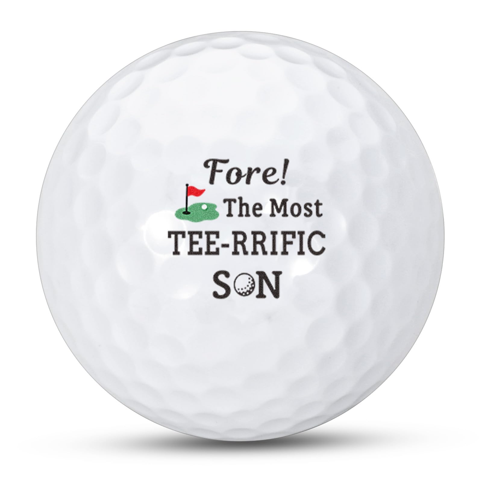 Funny Golf Ball Gift for Son Boys Men, Golf Valentine’s Day Gifts for Him, Golf Accessories for Golf Lovers, College Dorm Room Gift, Birthday Graduation Stocking Stuffer,Dad Mom to Son Gift
