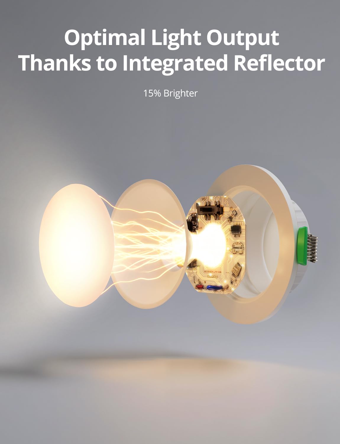 Bojim Reflektor sufitowy LED, możliwość ściemniania, 230 V, IP44, łazienka otwór 68 mm - 80 mm, bardzo płaskie oświetlenie wpuszczane 5 W, ciepła biel, neutralna zimna, do kuchni, sypialni, salonu