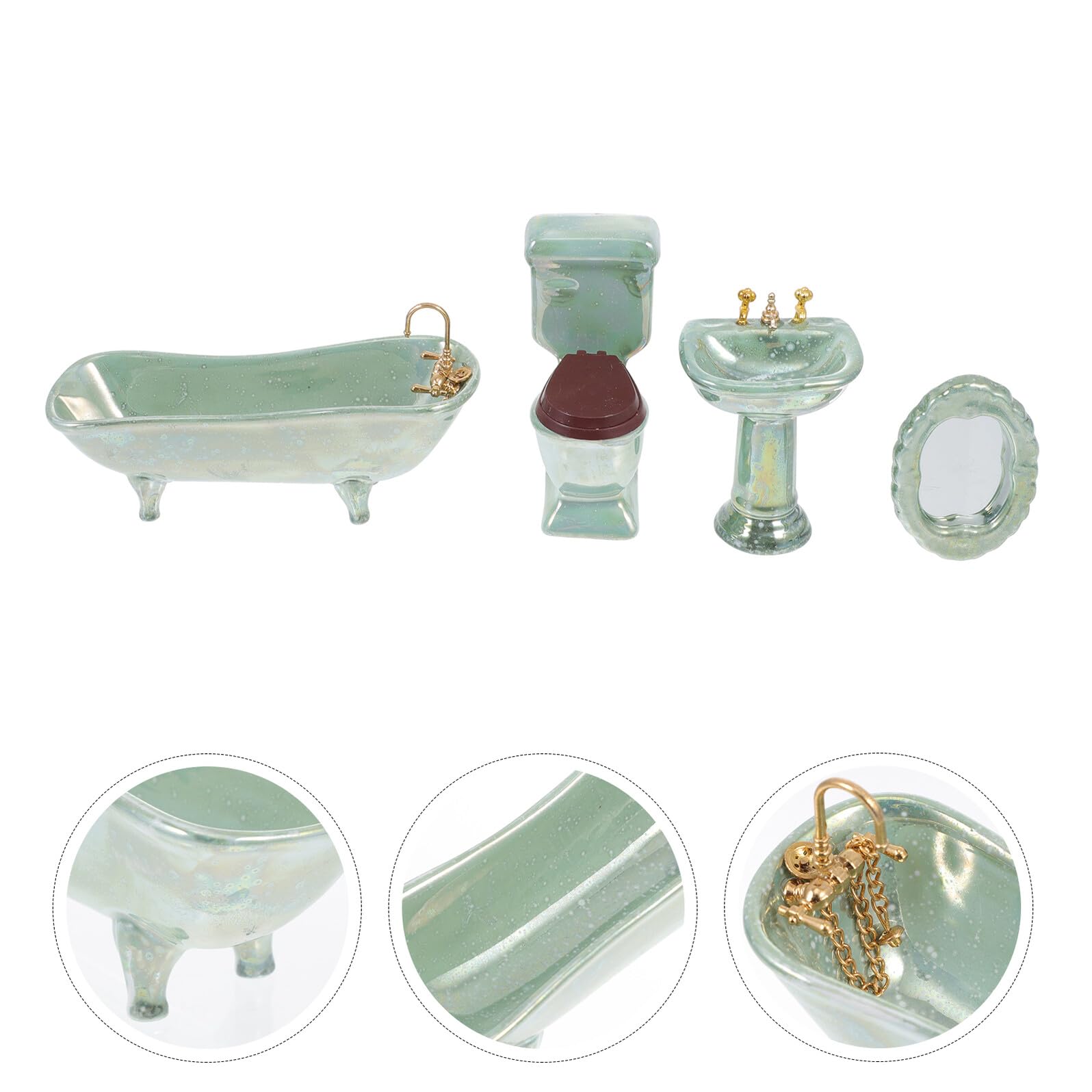 12 per Casa delle Bambole Accessori Decorativi per Gioco Genitore-Figlio e Ambienti in Miniatura