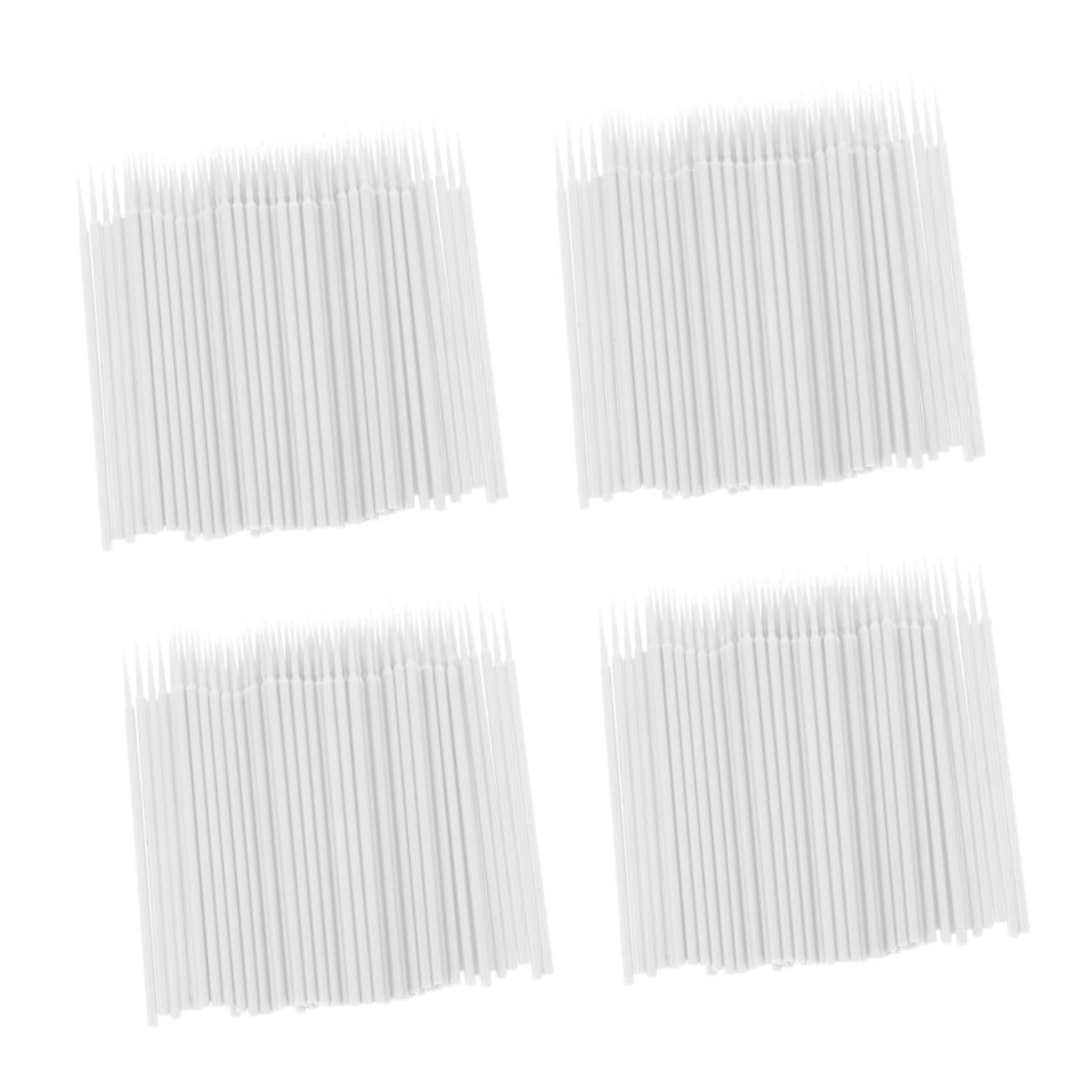 SOESFOUFU Portable Sticks 4 Pack of Cosmetics Applicator Plastic Eyelash Applicators Save Medicine Lightweight Convenient