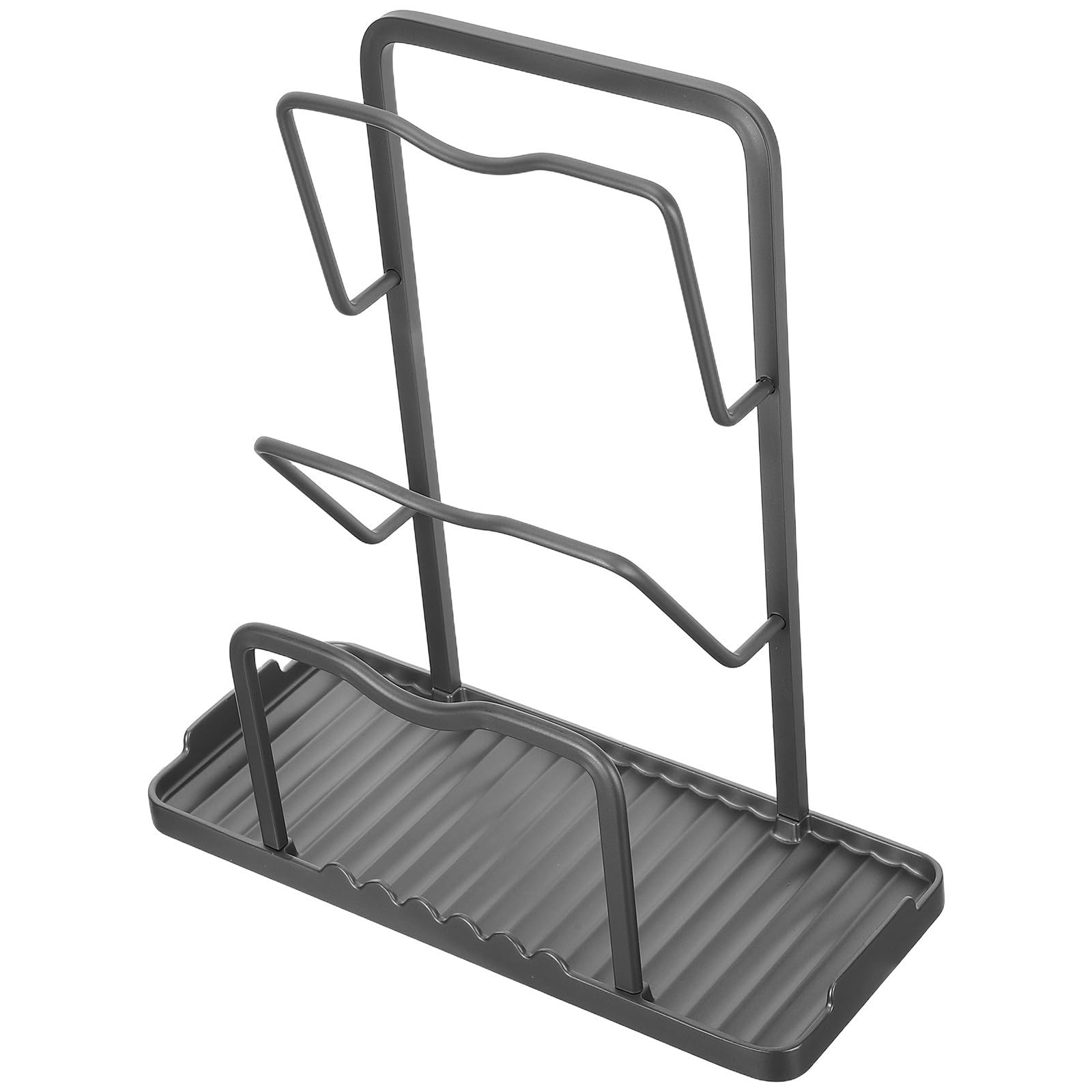 Multifunktionaler aus Robustem Material mit Schneidebrett Küchen Deckelhalter und Ablagefach Platzsparende Aufbewahrung für Topfdeckel für Küchenorganisation