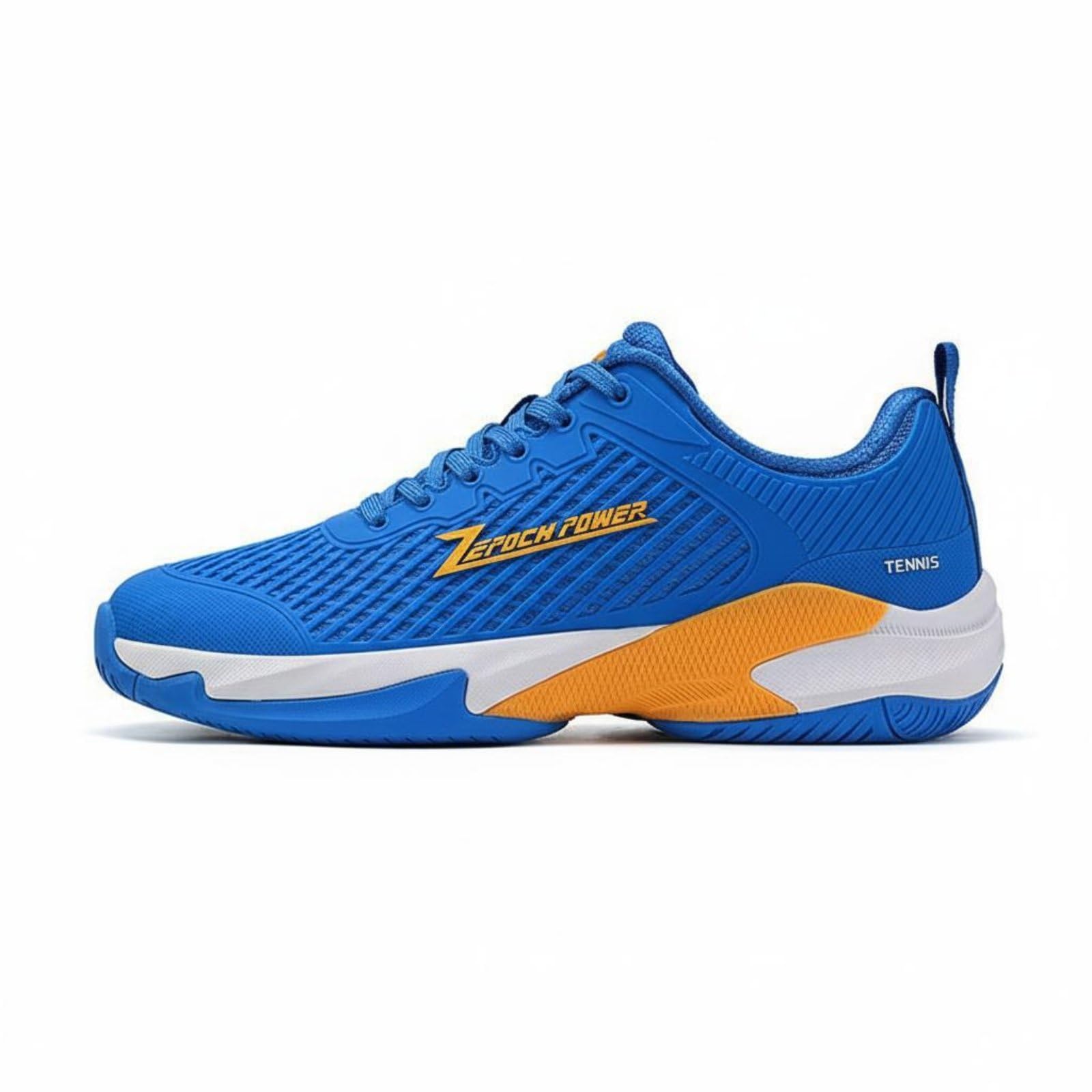 ojiva Ojiva® Wear-Resistant Pickleball Shoes Long-Lasting Outsole Pickleball Sneakers Shock Absorbing Non-Slip Court Sneakers Stable Support for Men, Women, Athletes, Competition, Training, Royal Blue, 39-picture-40