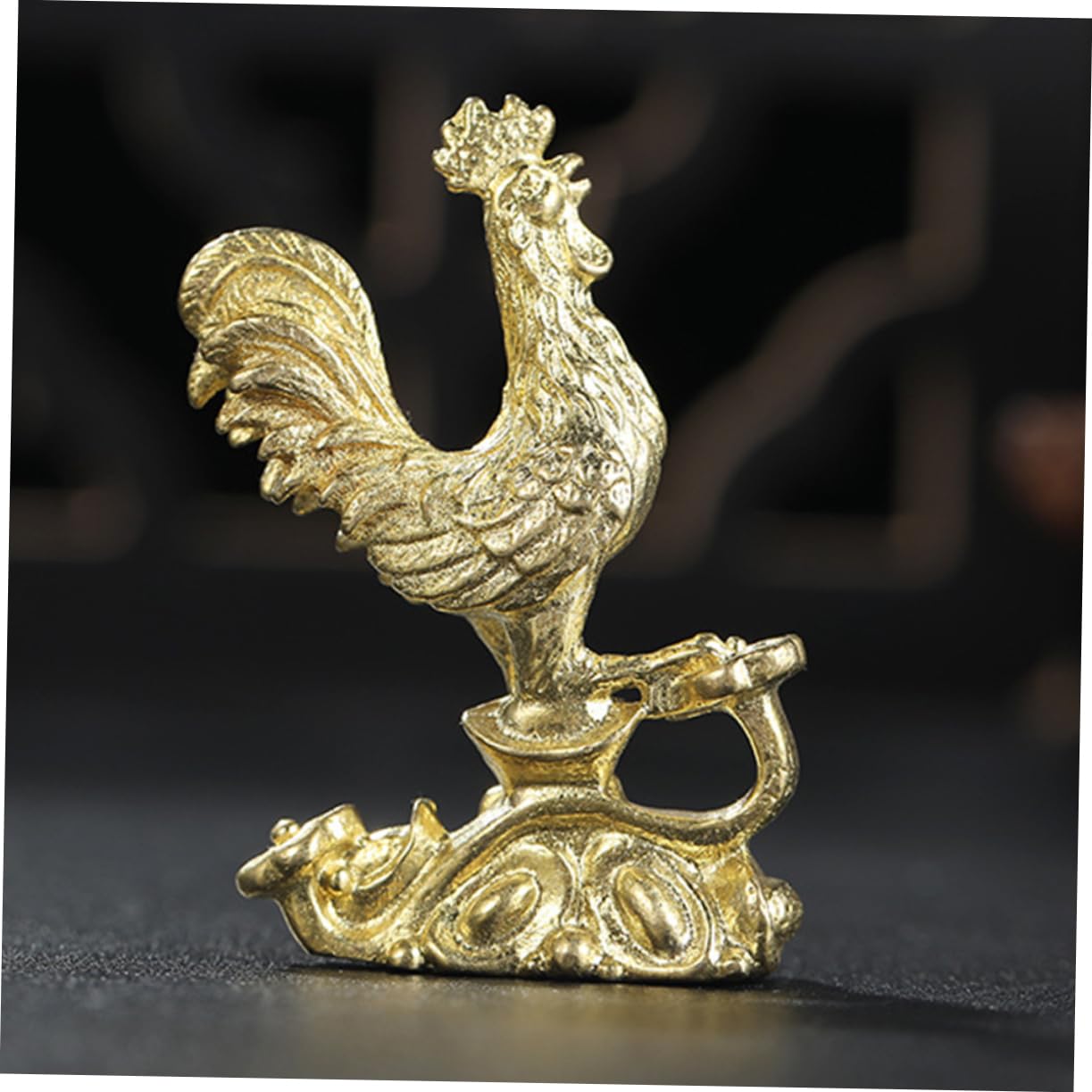 Amazon.co.jp: GRIRIW 銅製 雄鶏の像 リビングルーム用ホーム