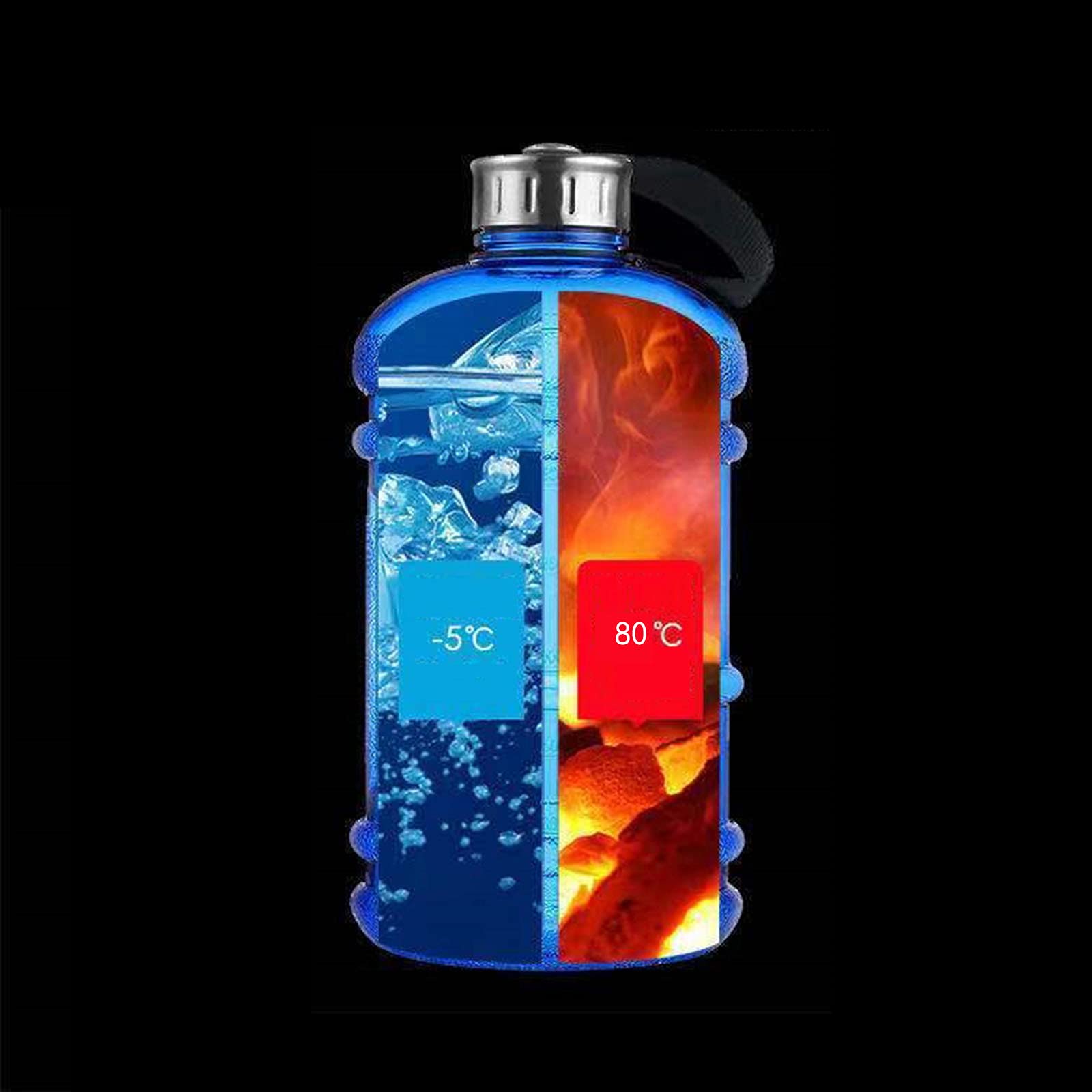 水筒 ポータブル アウトドア スポーツ450ml ブルー 水筒 ポータブル アウトドア スポーツ450ml ブルー