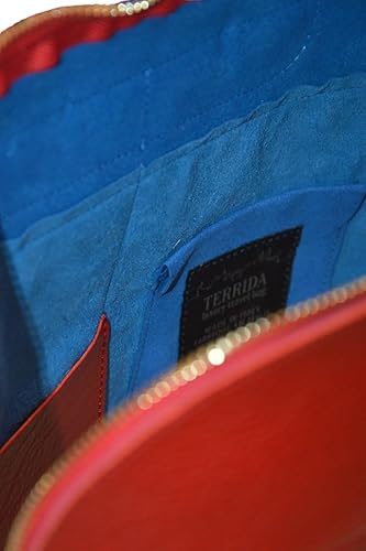 Miniatura 8 de Aurora Leather Backpack with Murano Murrina Glass  Handmade to Order in Italy, Soft Pebble-Grain Leather  Women's Purse Bag Backpack Full Grain