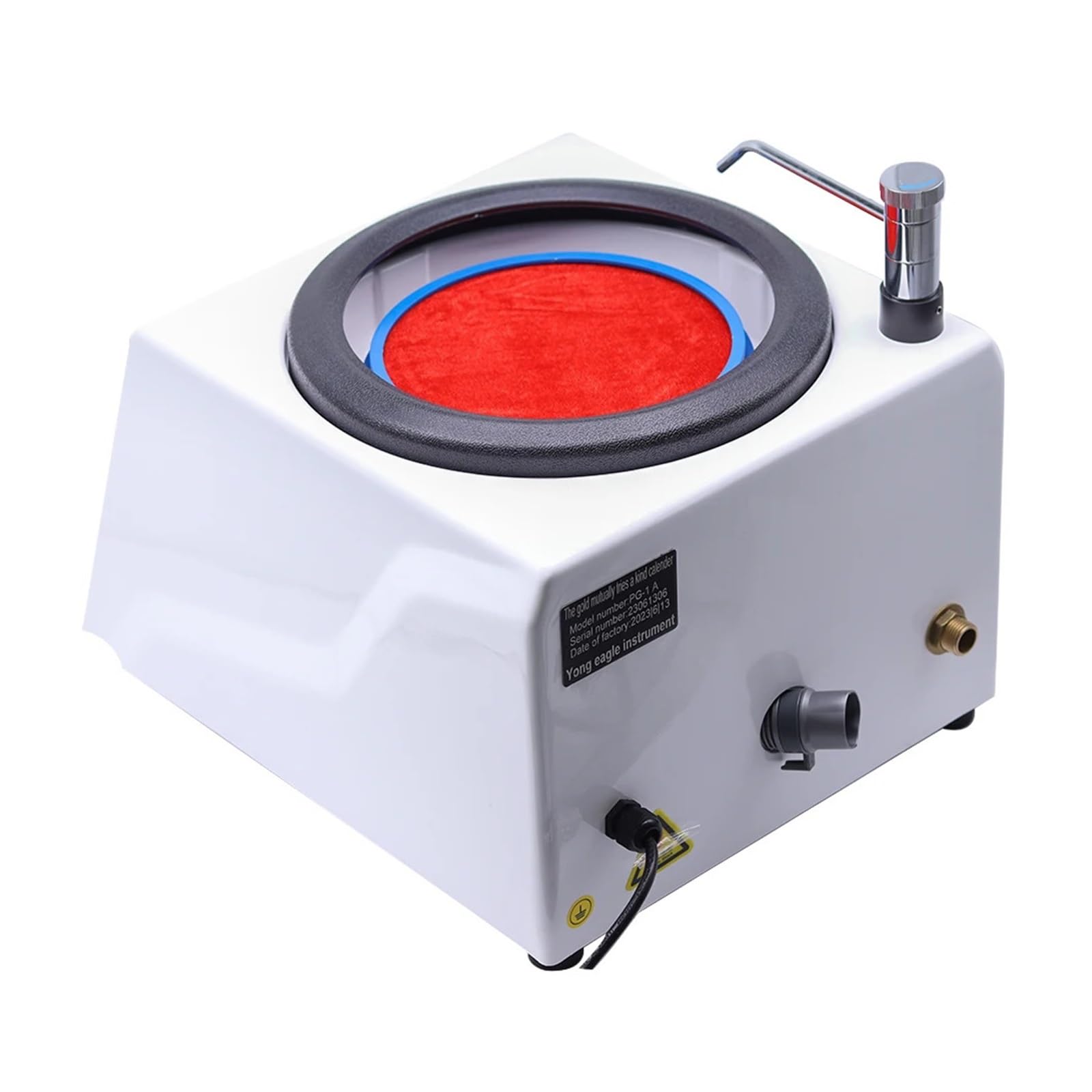 Máquina pulidora metalográfica de disco único PG-1A, máquina rectificadora previa de escritorio para metal/joyería/madera/jade