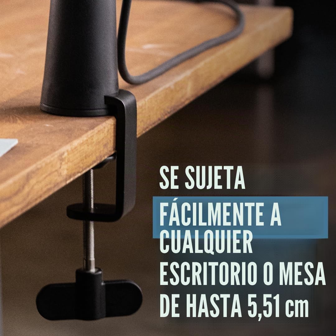 Shure by Gator Broadcast Desk Series; Soporte de micrófono con brazo articulado para montaje en escritorio Shure; (SH-BROADCAST1) | Totalmente ajustable con un brazo silencioso de 360 grados para podcasts y transmisión. Compatible con MV7 y SM7B
