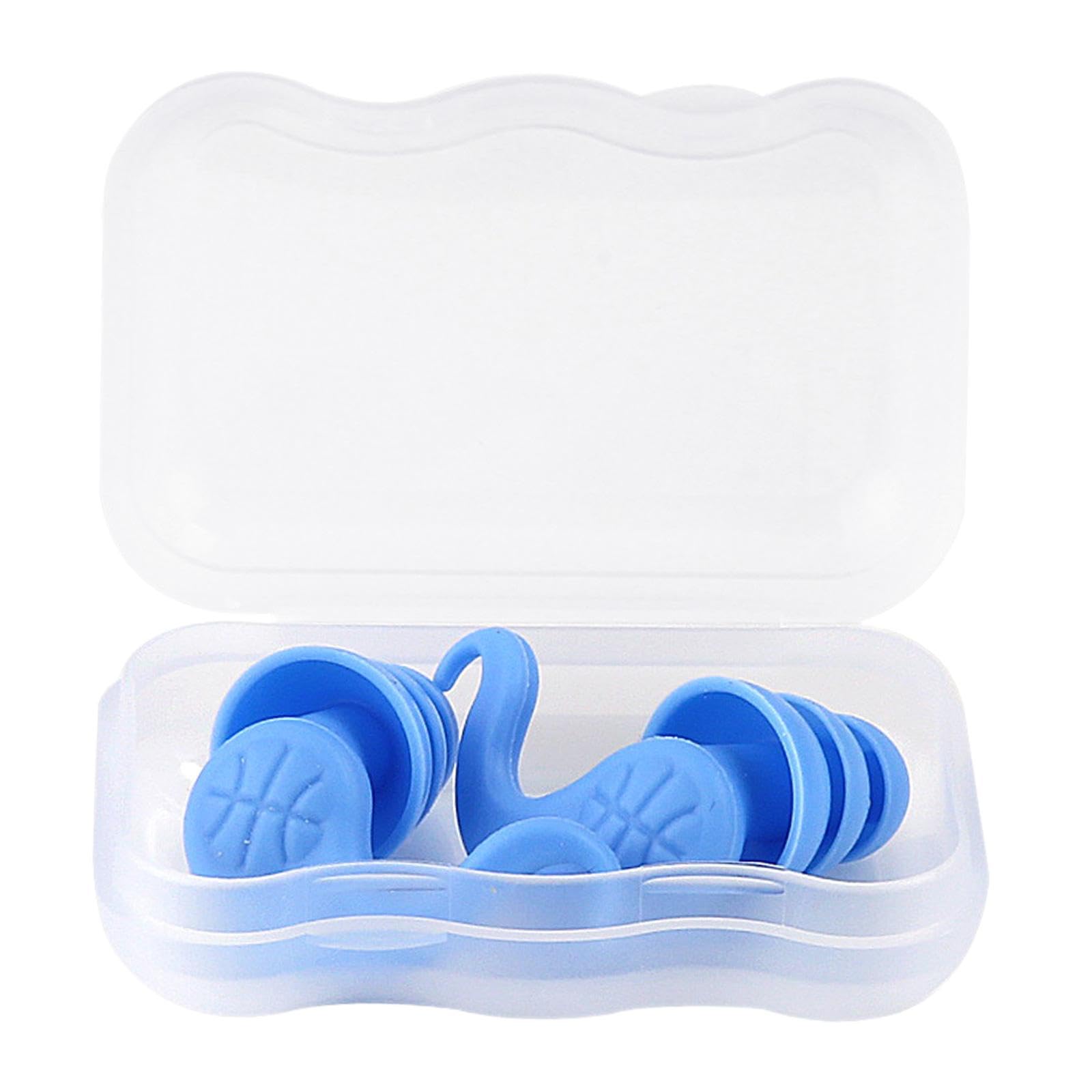 LOOM TREE® Swimming Ear Plugs With Box Reusable For Sleeping Diving Bathing Blue | Facility Maintenance & Safety | Personal Protective Equip/Ppe | Ear Plugs & Ear Muffs | Ear Plugs-image-20
