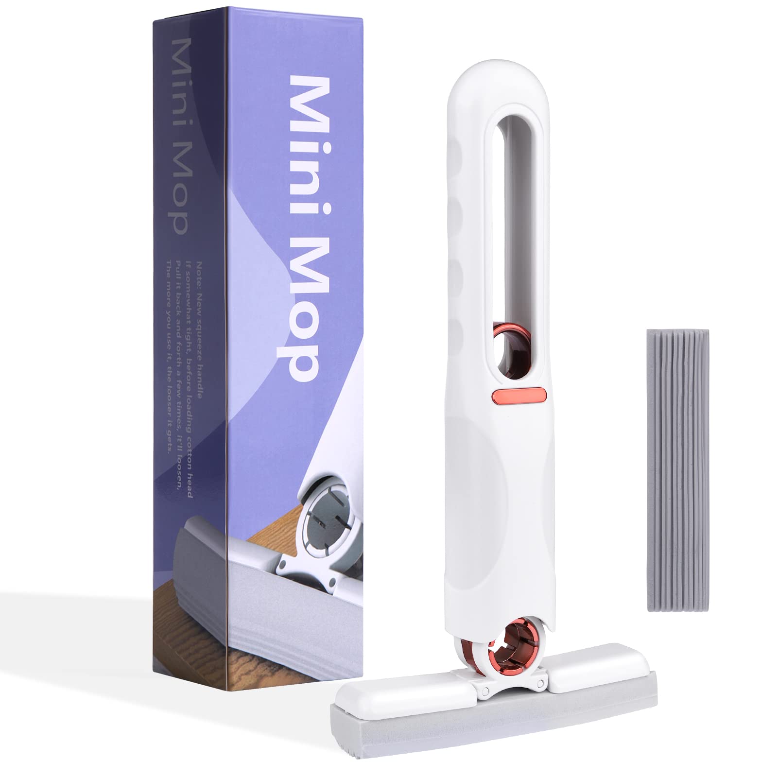 Mini Squeegee,Small Mop,Shower Squeegee Professional for Glass Doors,Window Squeegee for Home,Cleaning Tool for Kitchen,Bathroom,Floor,Living Room,Car Windshield Glass,Mirror