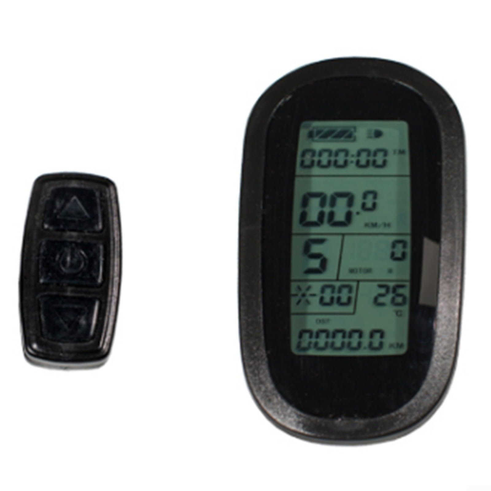 KT-LCD6 Display LCD per E-Bike, 24V-48V Auto-ID, 5-Pin Impermeabile, Pannello ABS per Controller KT, Accessori Ciclismo Pendolarismo