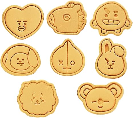 Amazon Co Jp For Bts 防弾少年団 クッキー型 8点セット For Bt21 防弾少年団 クッキー型 3d 抜き おしゃれ 萌えグッズ 人気韓流グッズ 可愛い 可愛い動物 応援 製菓用品 韓流グッズ 可愛い 動物 応援 キッチン お弁当 製菓 Diy 手作り 贈り物 8点セット A ホーム