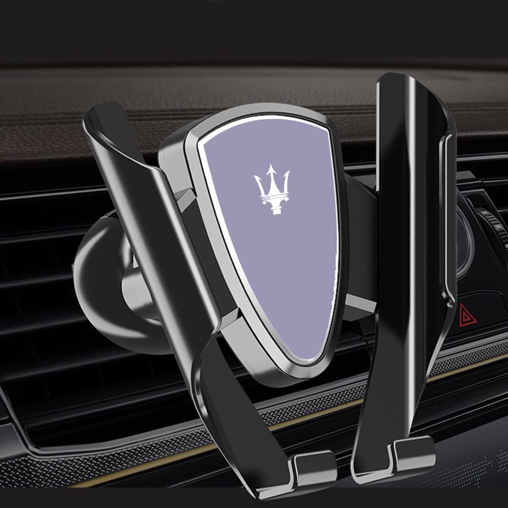 Car Mobile Phone Cradles, for Maserati Granturismo Levante Ghibli Super Stable 360° Rotatable Holder, Auto Interior Styling Accessories,A