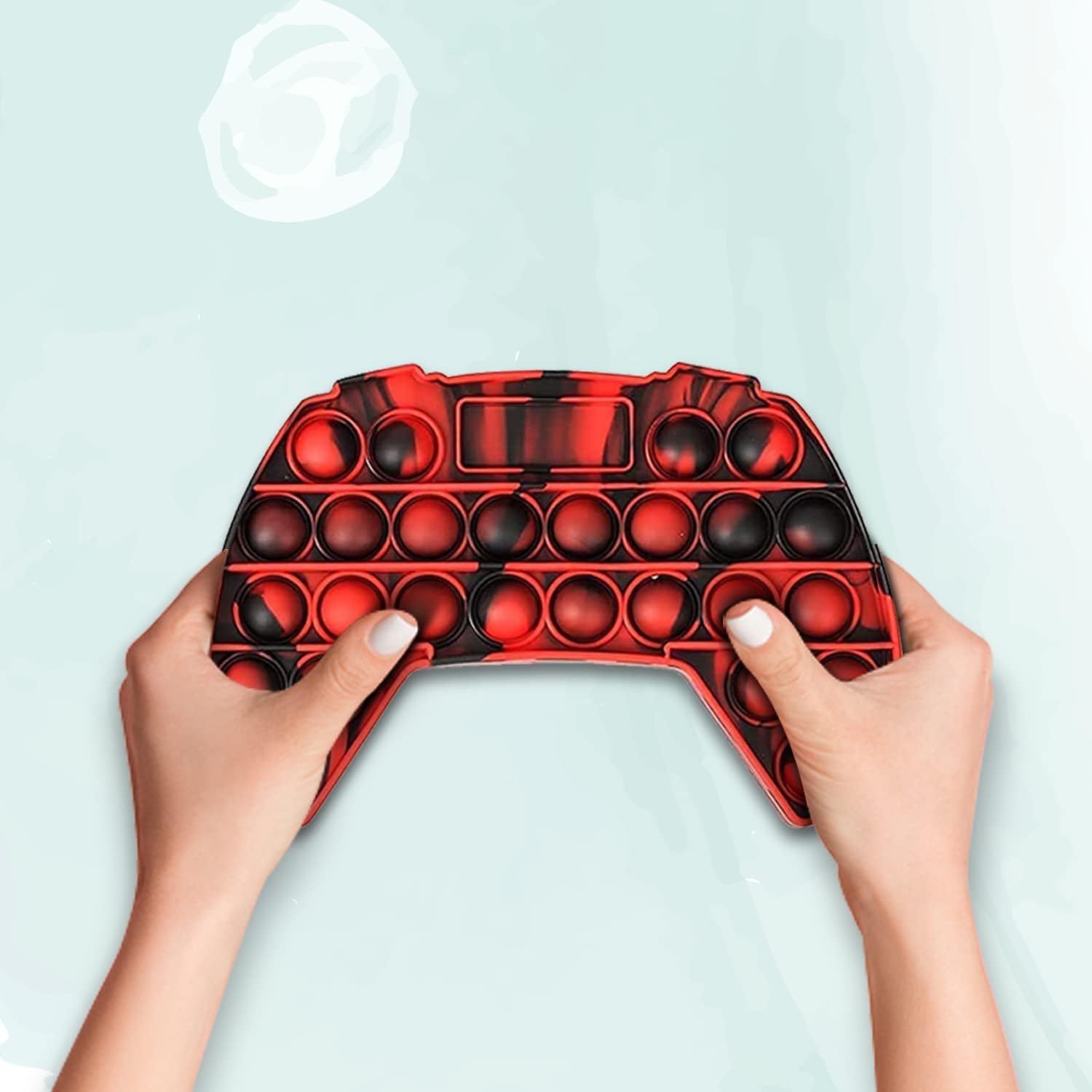 Game Controller pop it Fidget Toys Pack - Kids Autism, ADHD, Anxiety Relief & Special Needs Bubble Popping Toys - Great for Family, Kids & Adults – Pack of 4 Game Controller Fidget Toy