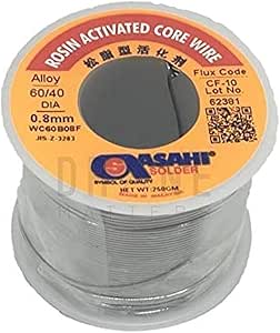 Sqashi Rosin Activated Core Soldering Wire 100Gm: Buy Online at Best ...