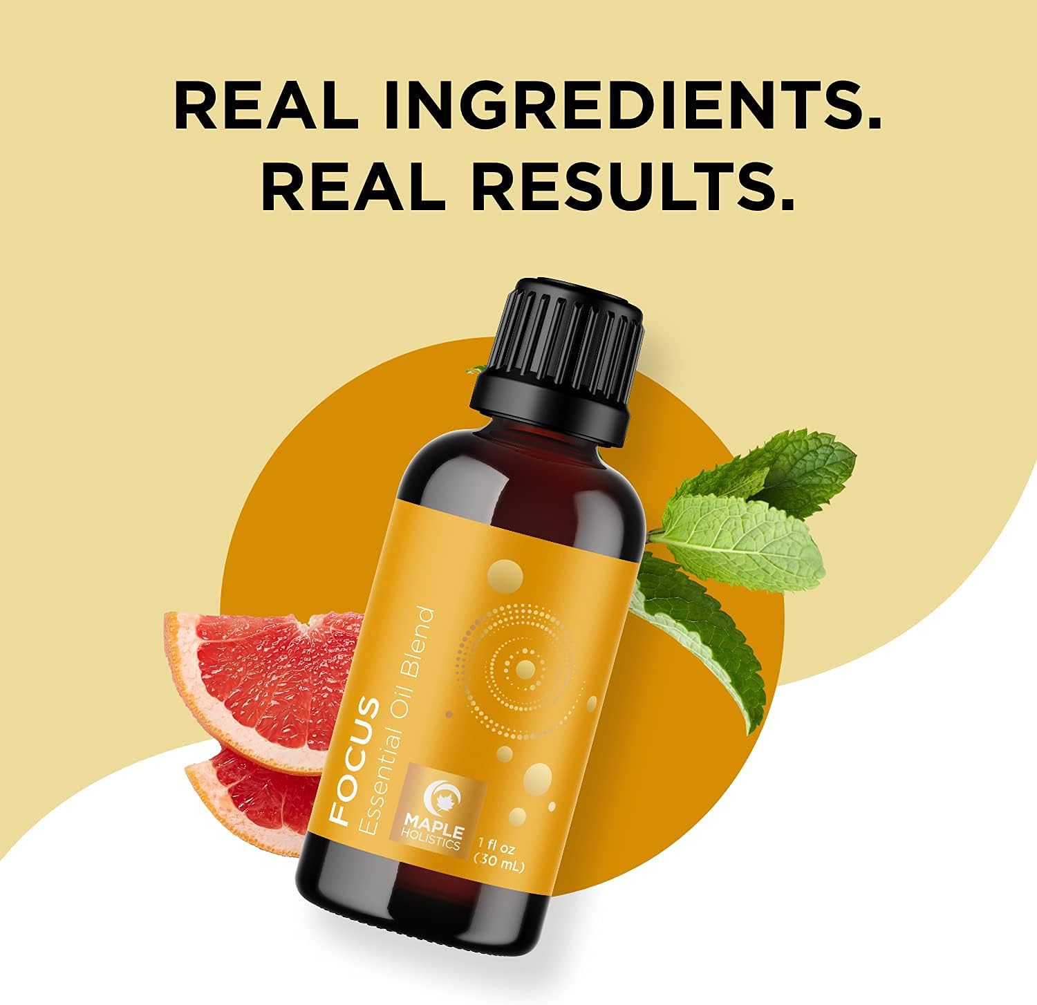 Aromatherapy Essential Oils for Focus Blend - Diffuser Essential Oils for Mental Focus Study Relaxation Energy and Attention Support - Focus Essential Oil Blend for Diffuser for Kids and Adults : Health & Household