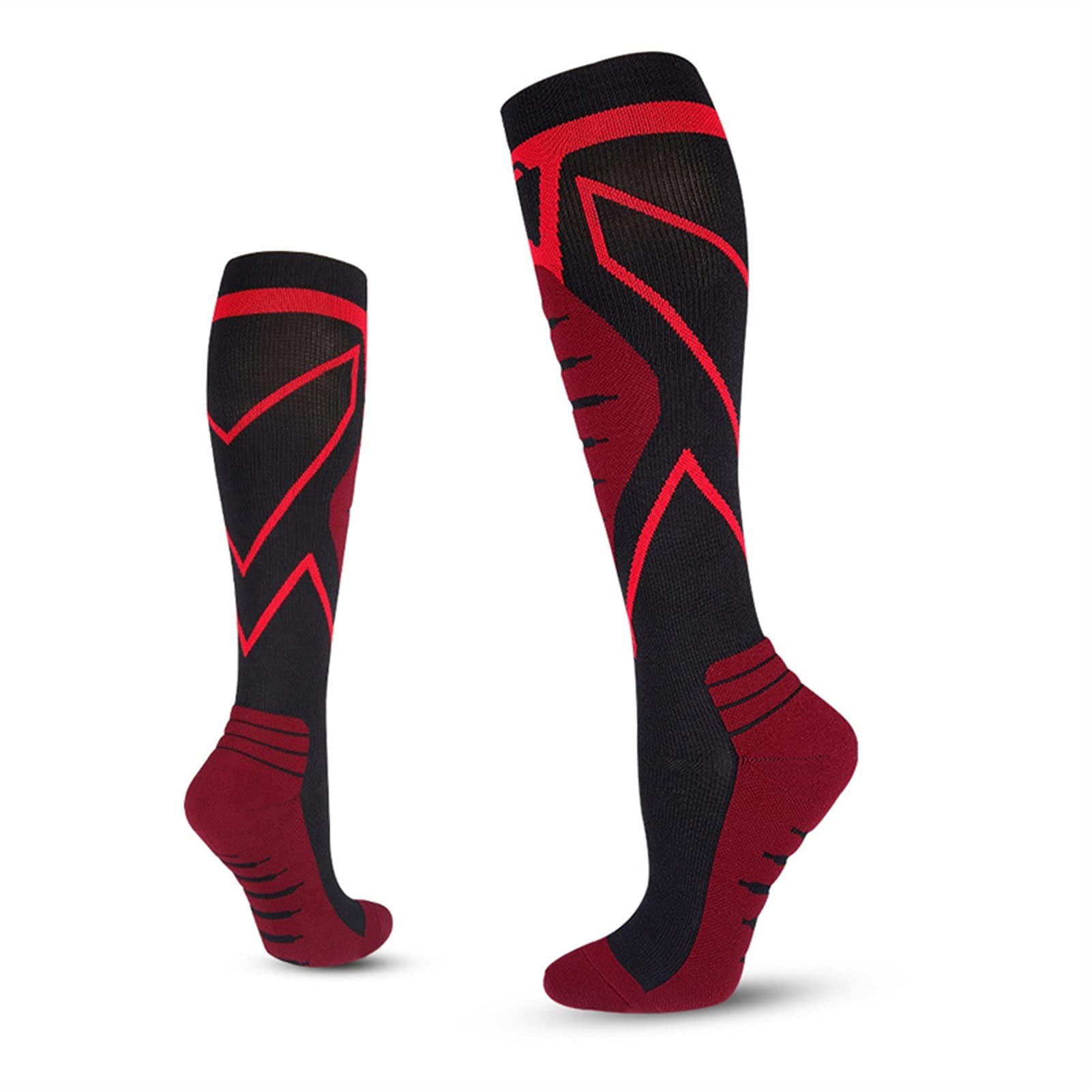 Calze for Calze a Compressione in Esecuzione Uomini e Donne Calzini Sportivi for Ciclismo Marathon Football Cycling Calks