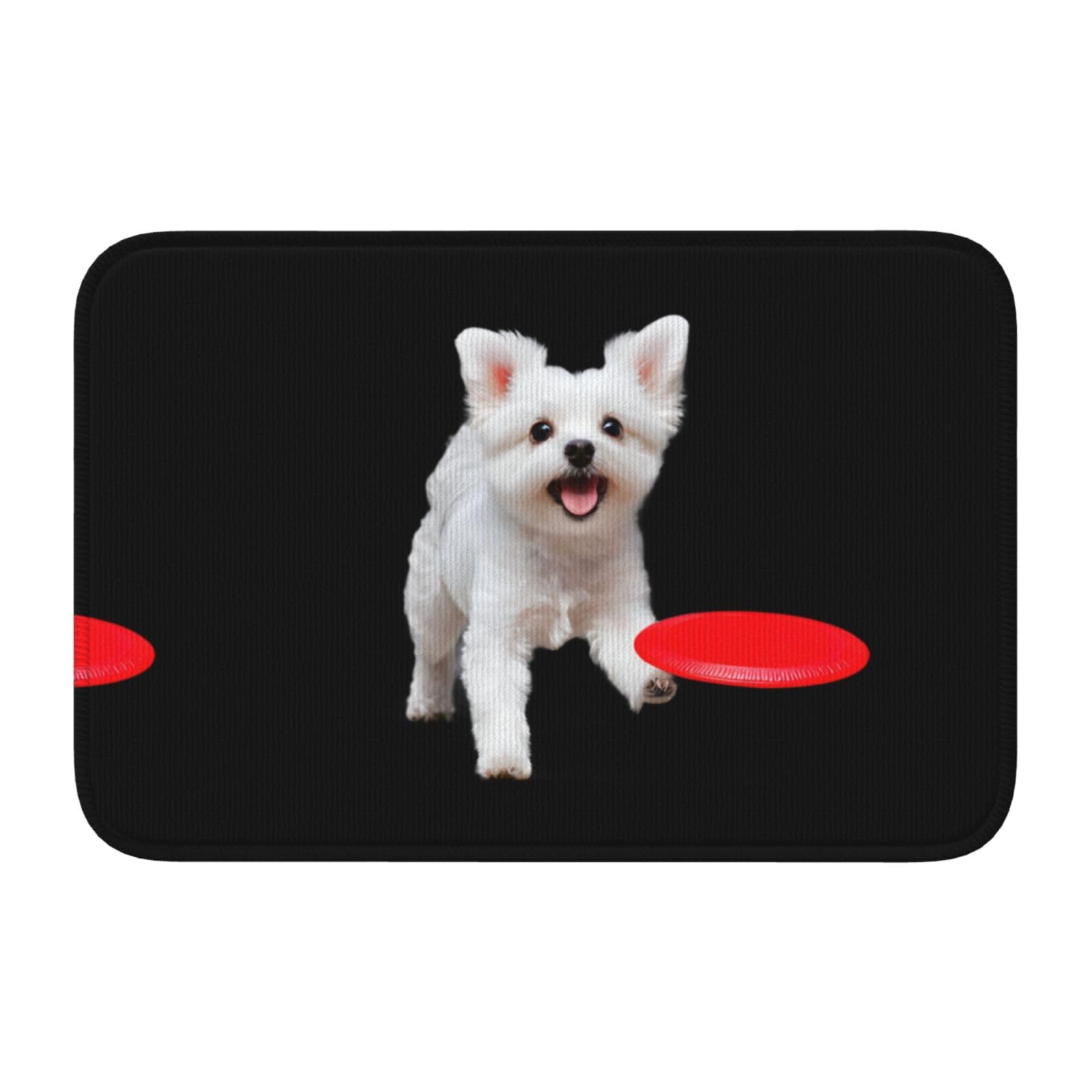 Tapis de sol antidérapant et anti-décoloration motif chiot