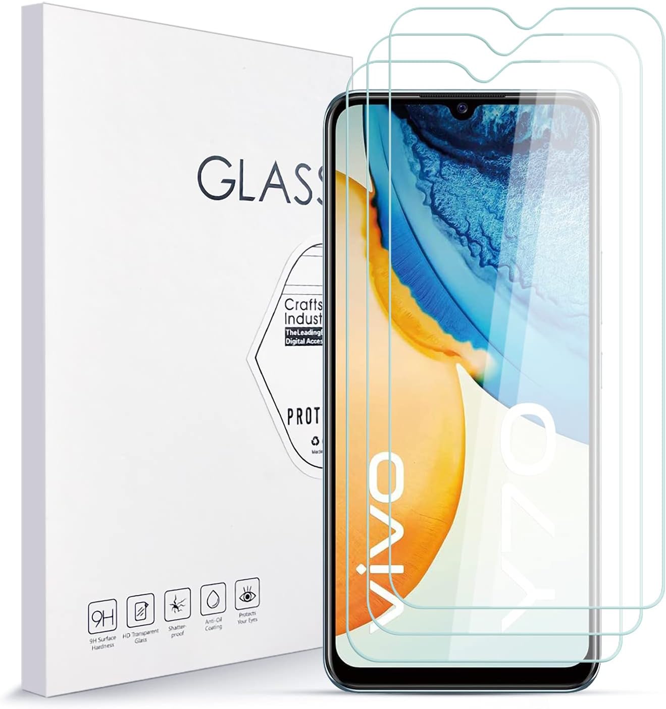 Pellicola Protettiva CADORABO Pellicola Armatura In Vetro Temperato A Schermo Intero 86230710