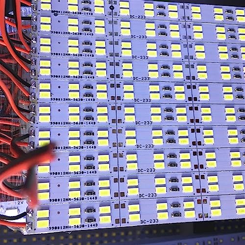 10 piezas luces LED barra rígida 50 cm 12V blanco miniatura 5