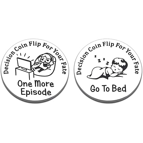 Stocking Stuffers Decision Coin | Perfect Valentine's Day Gift for Teens and Nerds