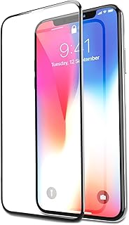 Bovon - Protector Pantalla para iPhone XS / X, Cristal Templado, Anti-Golpe, sin Burbujas, Compatible con 3D Touch, 9H Dureza, Alta Definicion, Transparente Bovon - Protector Pantalla para iPhone XS / X, Cristal Templado, Anti-Golpe, sin Burbujas, Compatible con 3D Touch, 9H Dureza, Alta Definicion, Transparente