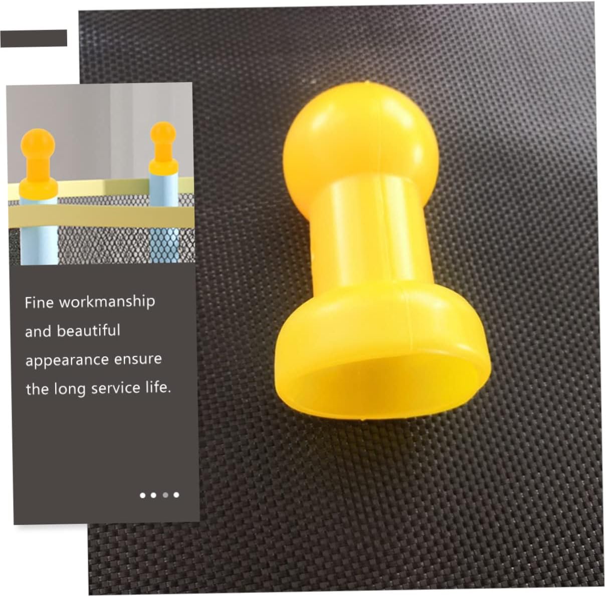 Children Trampoline Pole Caps Replacement 3.54 Inch Durable Trampoline Accessories Pole Tops for Safety Net Installation and Parts