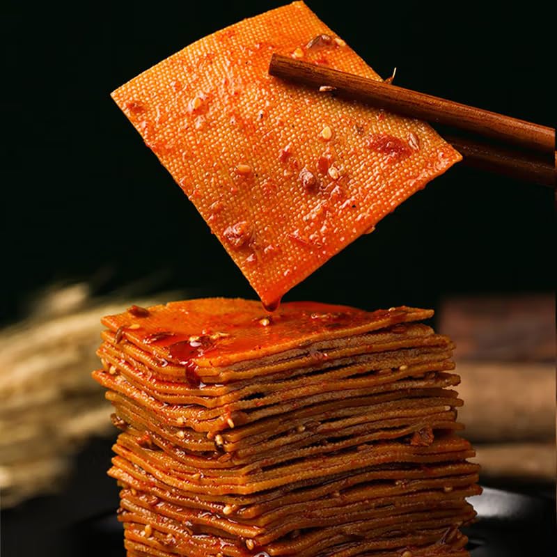 邬辣妈 千层豆干 混合口味 豆腐干 零食 辣条 latiao tofu Chinese snacks Chinese food 560g
