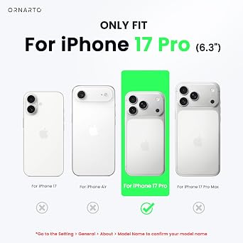 ORNARTO for iPhone 17 Pro Case 6.3, Slim Liquid Silicone,Chalk Pink | Silky-Soft Touch, Shockproof Protection, Anti-Fingerprint Finish, Lightweight Design, Microfiber Lining, Responsive Buttons