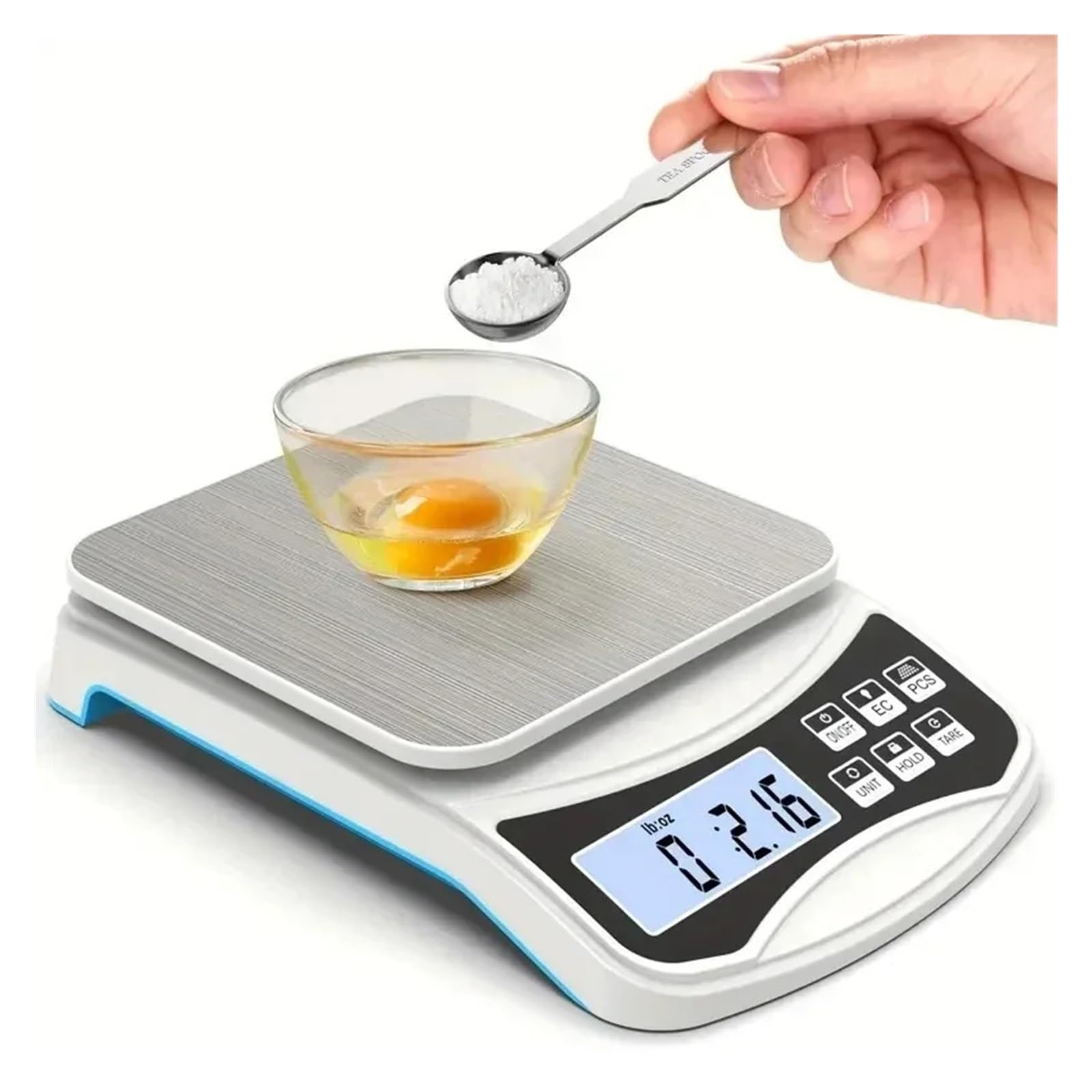 Digital Scales, Multifunction Electric Digital Kitchen Food Scale LCD Display Precise Waterproff Measuring Scale(5kg/0.1g)