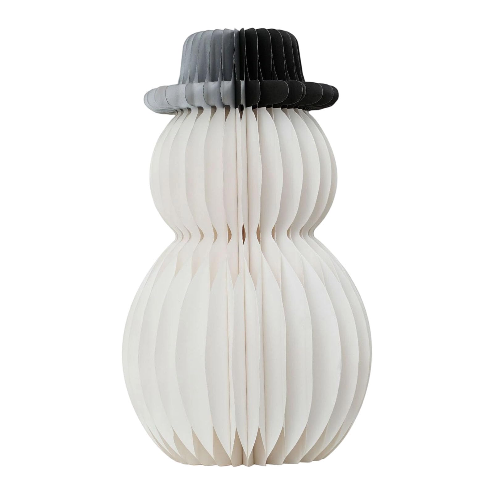 XAGMODSHN Festival Paper Snowman Ornament with Easy Assembly Snowman Homes Accent for Indoor Outdoors Holiday Decorations Seasonal Paper Centerpieces Decors